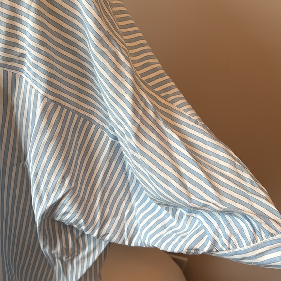 Max Studio Striped Button-Up Shirt - Picture 7 of 11